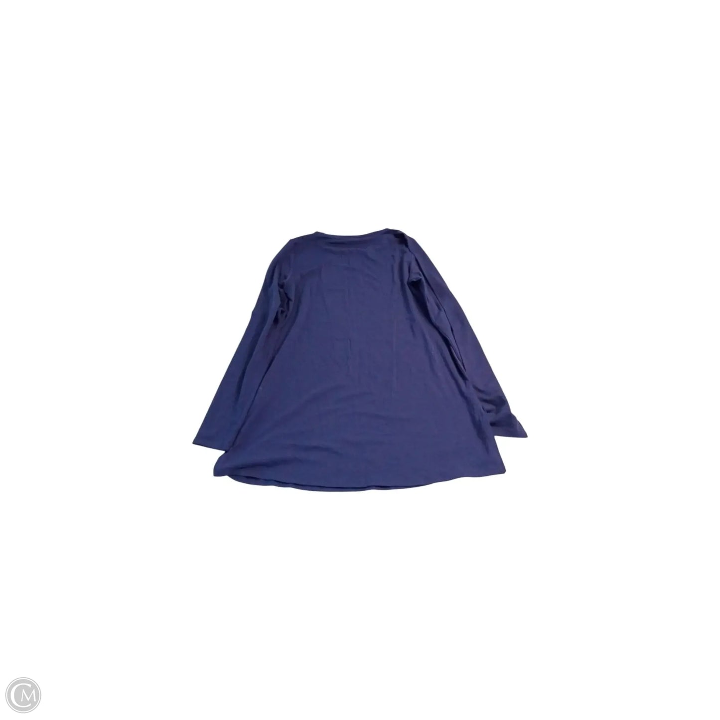 Top Long Sleeve Basic By Eileen Fisher In Navy, Size: Xxs