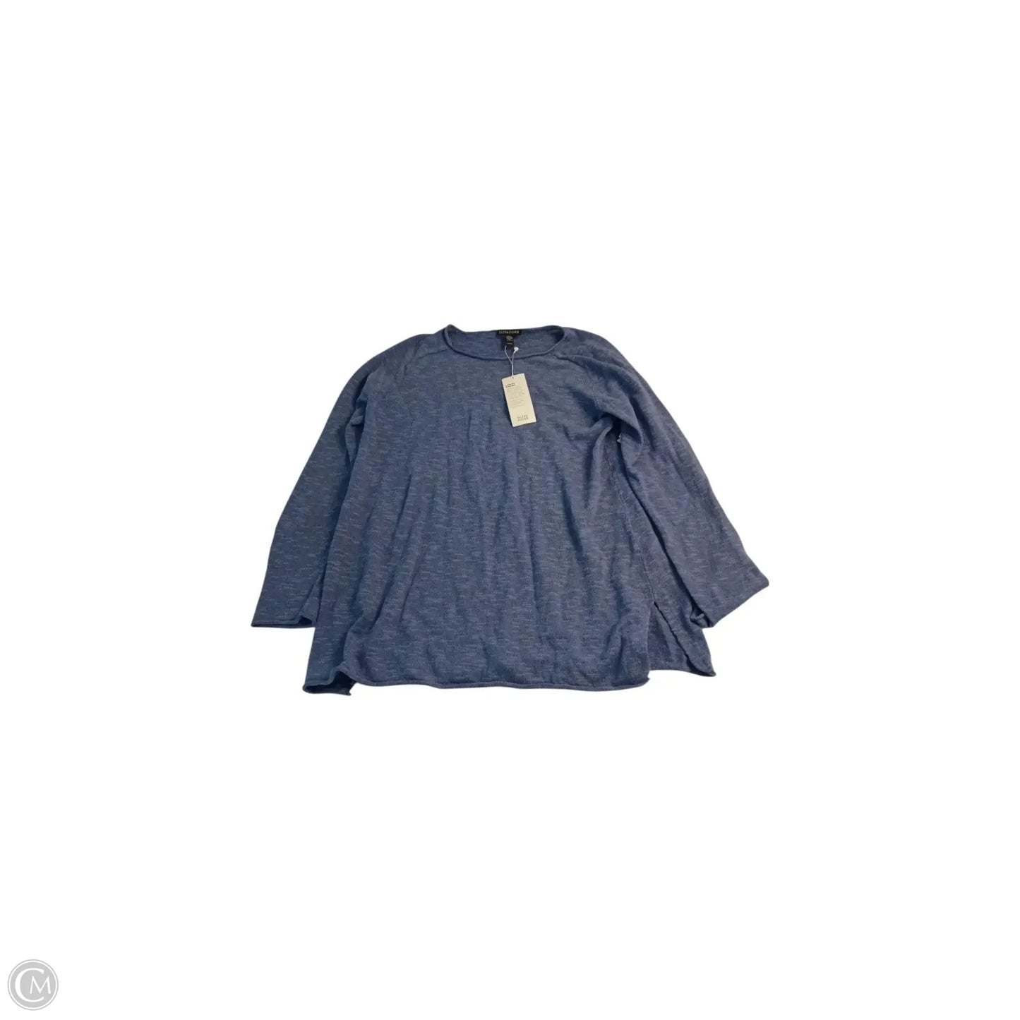 Top Long Sleeve By Eileen Fisher In Blue, Size: Sp