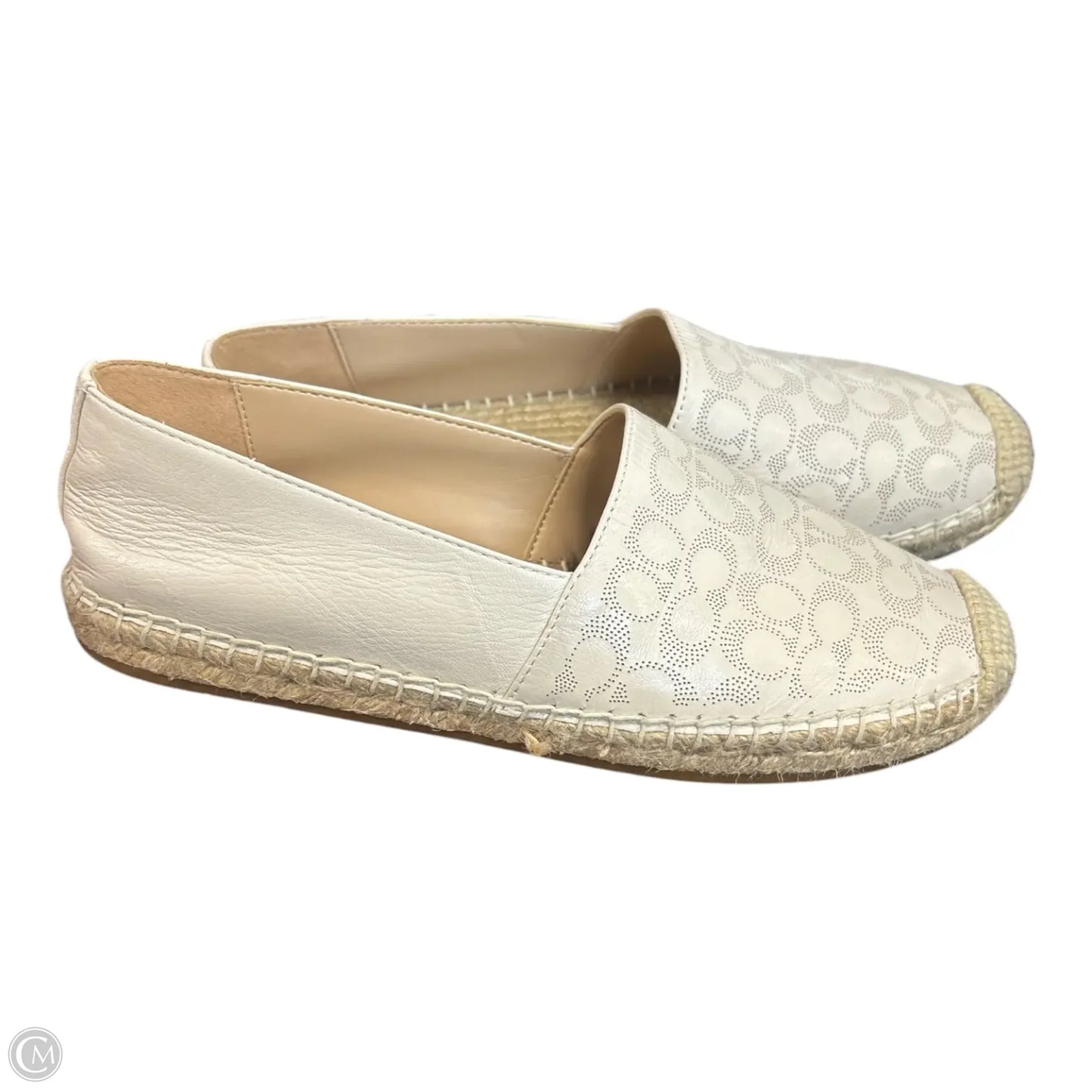 Shoes Designer By Coach In Cream, Size: 6.5