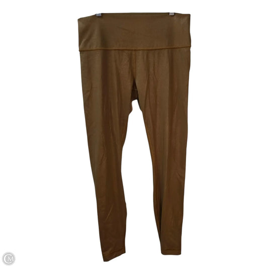 Athletic Leggings By Lululemon In Bronze, Size: 12