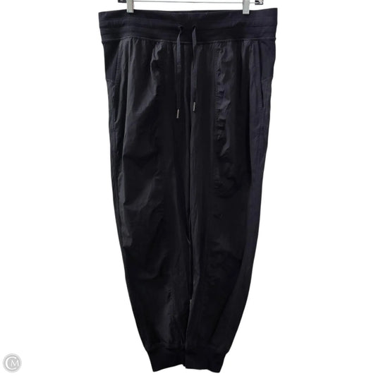 Athletic Pants By Lululemon In Black, Size: Xl