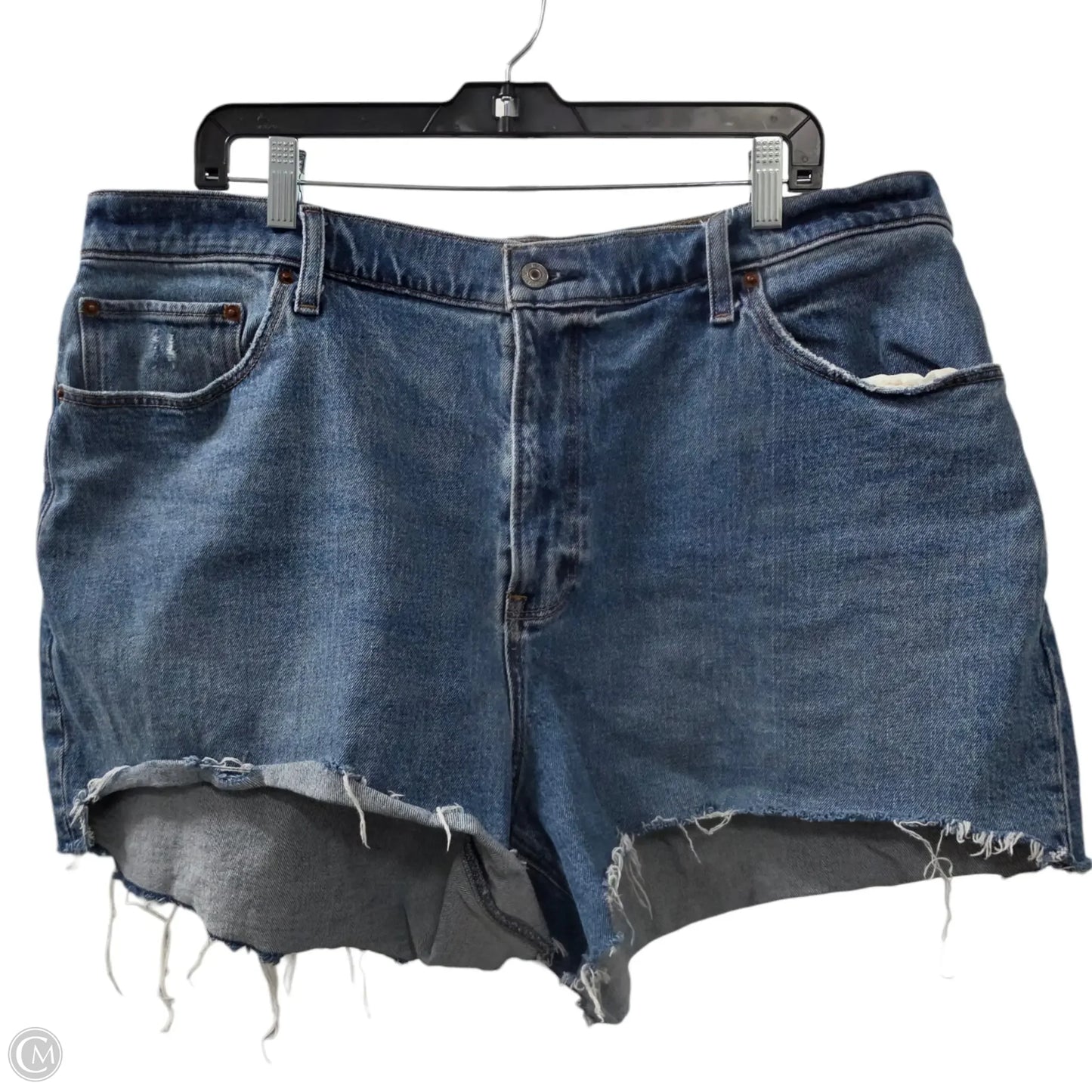 Shorts By Abercrombie And Fitch In Blue Denim, Size: 18