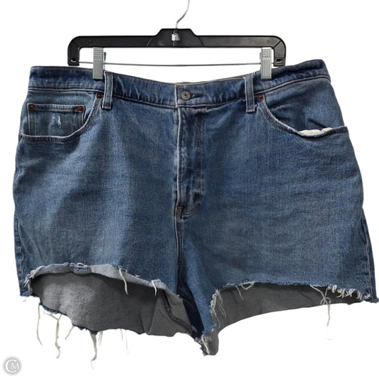Shorts By Abercrombie And Fitch In Blue Denim, Size: 18