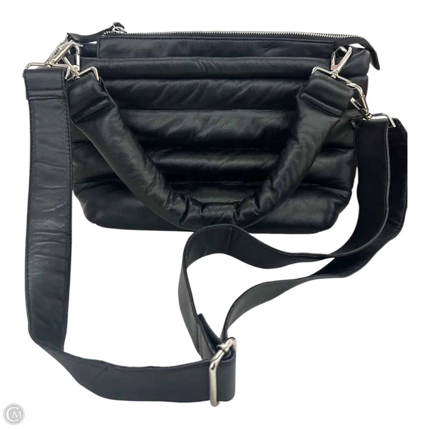 Handbag Leather By Clothes Mentor, Size: Medium