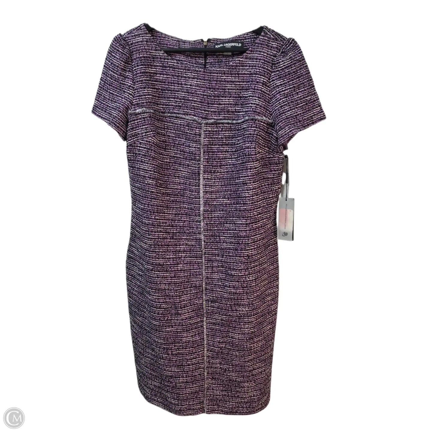 Dress Designer By Karl Lagerfeld In Purple, Size: 12