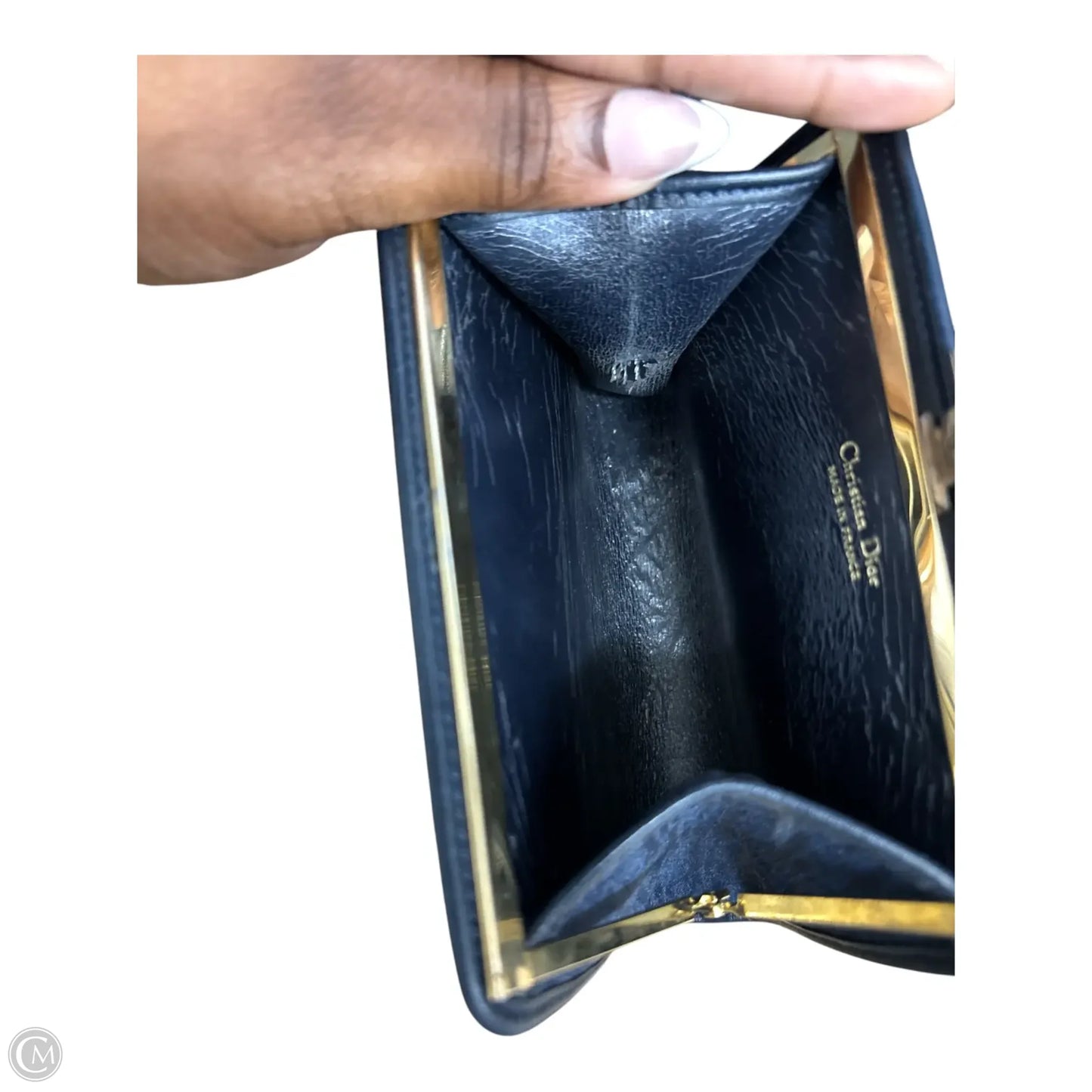 Clutch Luxury Designer By Dior, Size: Small