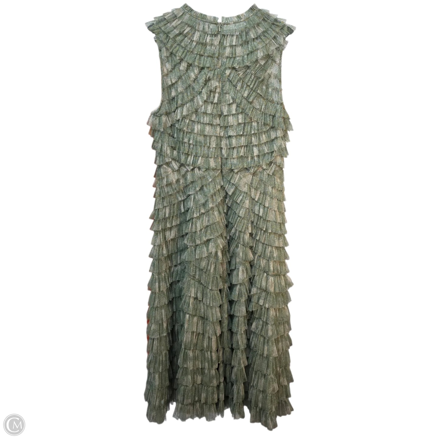 Dress Party Long By Mac Duggal In Green, Size: 12
