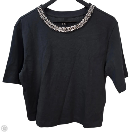 Top Short Sleeve Basic By Gap In Black, Size: S