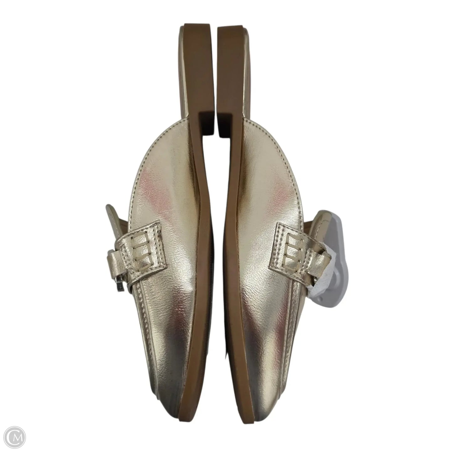 Shoes Flats By Bamboo In Gold, Size: 7.5
