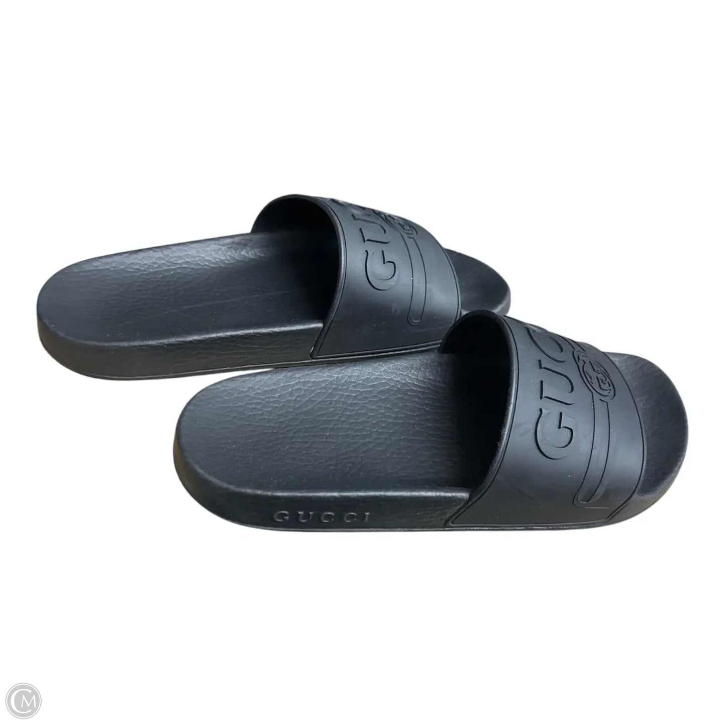 Sandals Luxury Designer By Gucci In Black