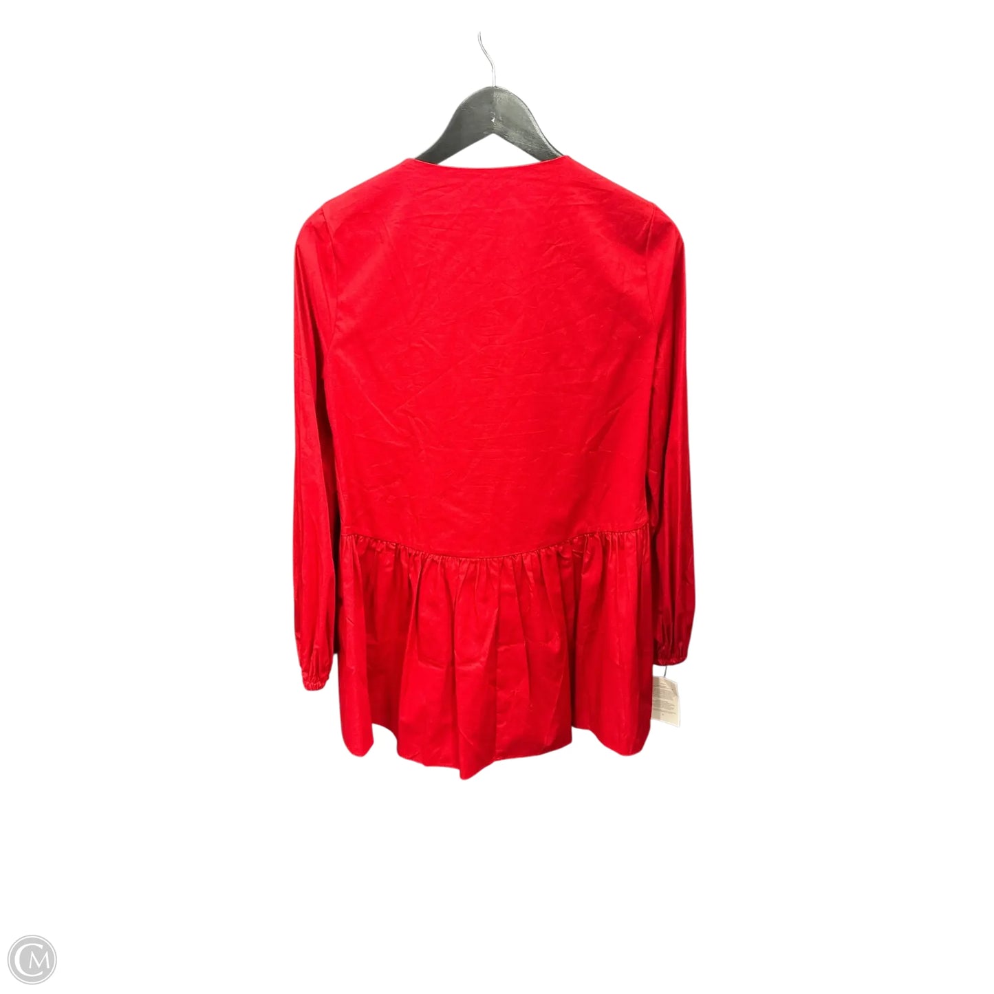 Top Long Sleeve By Clothes Mentor In Red, Size: S