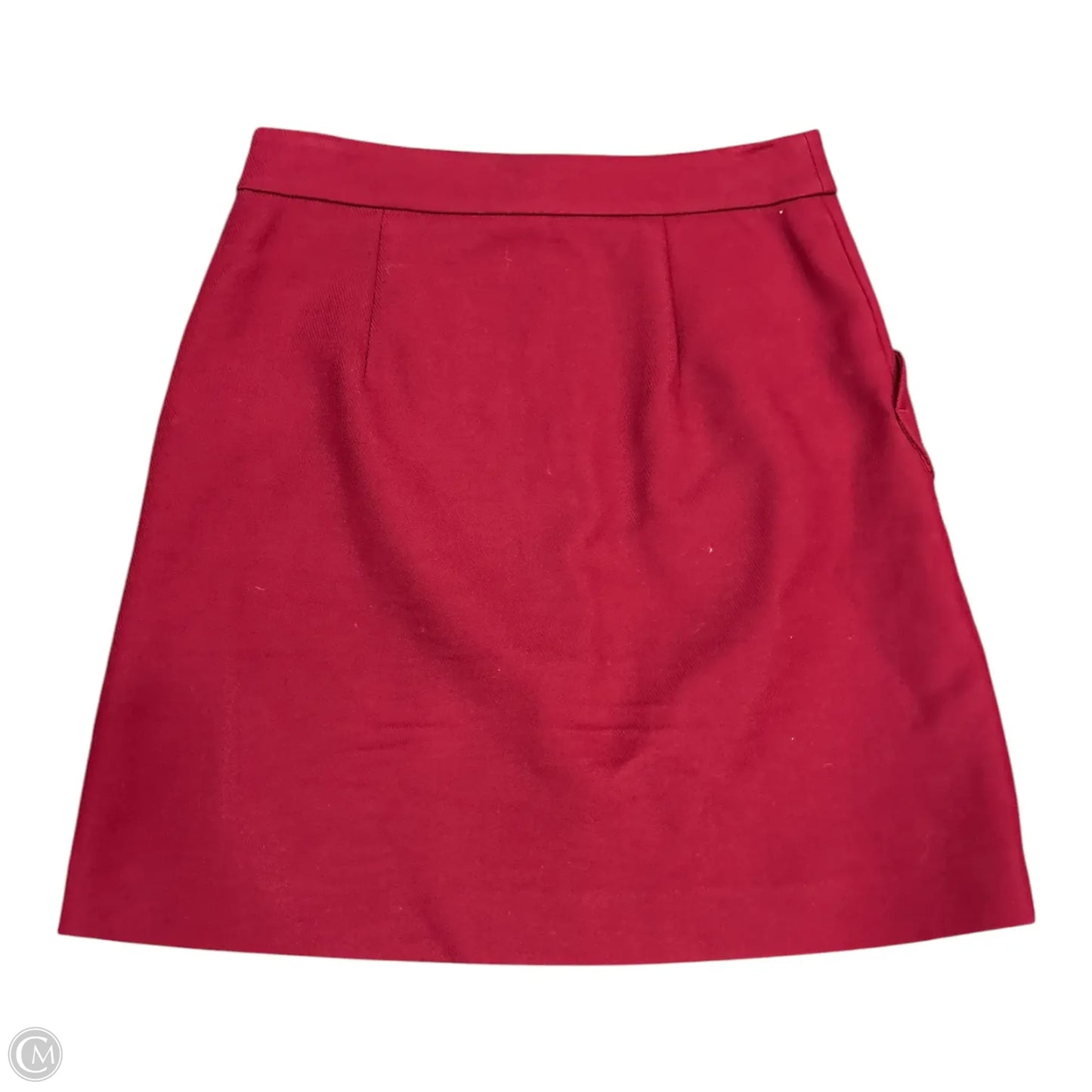 Skirt Designer By Kate Spade In Maroon, Size: 0
