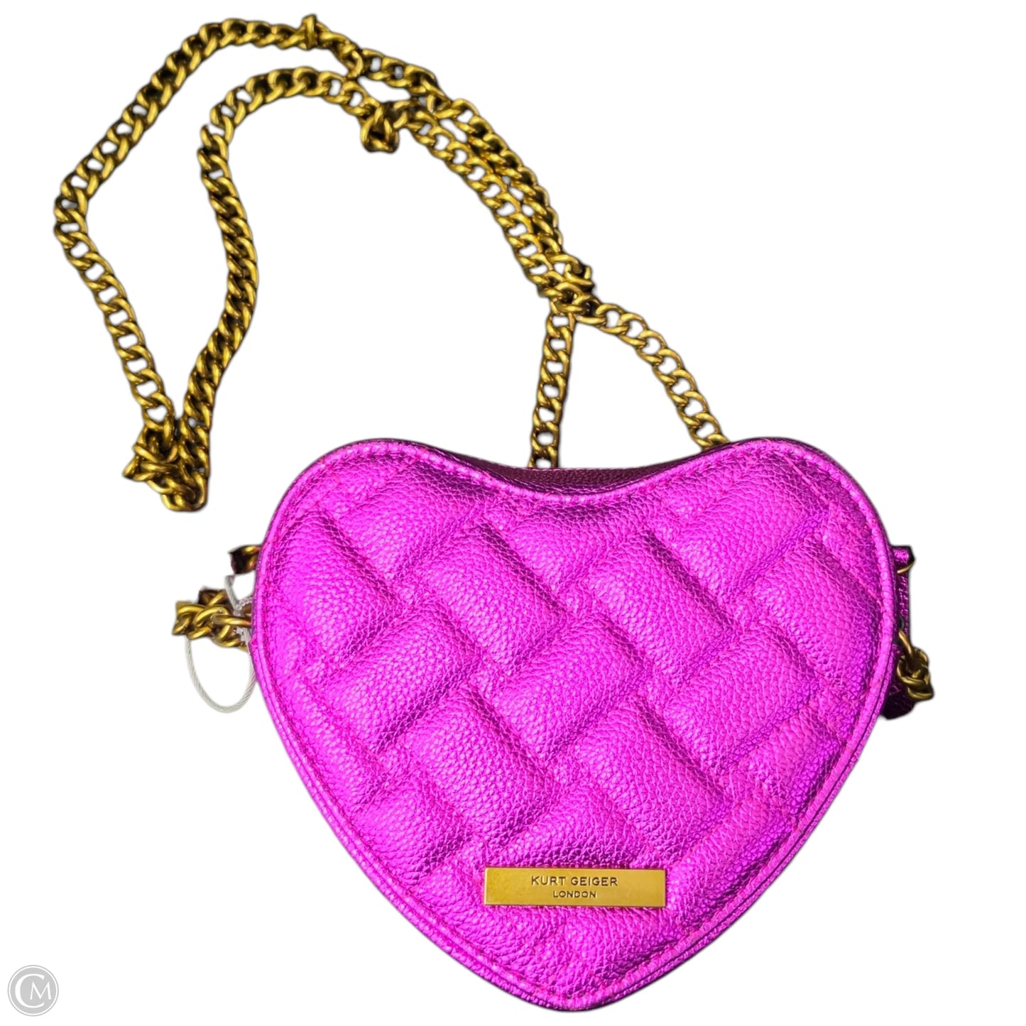 Handbag Leather By Kurt Geiger London, Size: Small
