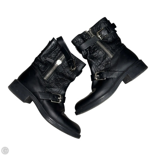 Boots Luxury Designer By Gucci In Black