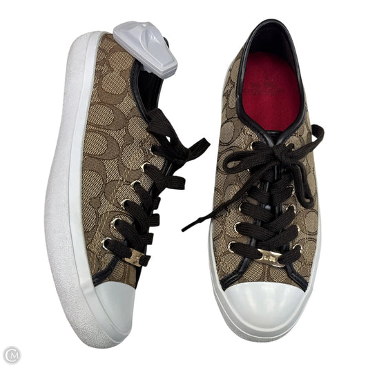 Shoes Designer By Coach In Brown, Size: 6