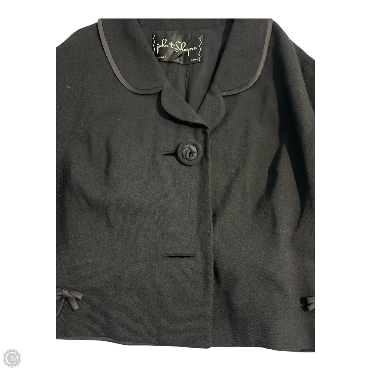 Blazer By JOHN T. SHAYNE In Black, Size: S