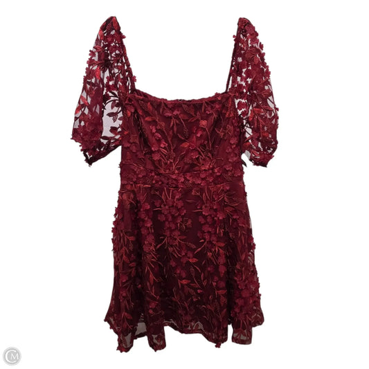 Dress Party Midi By Torrid In Red, Size: 22