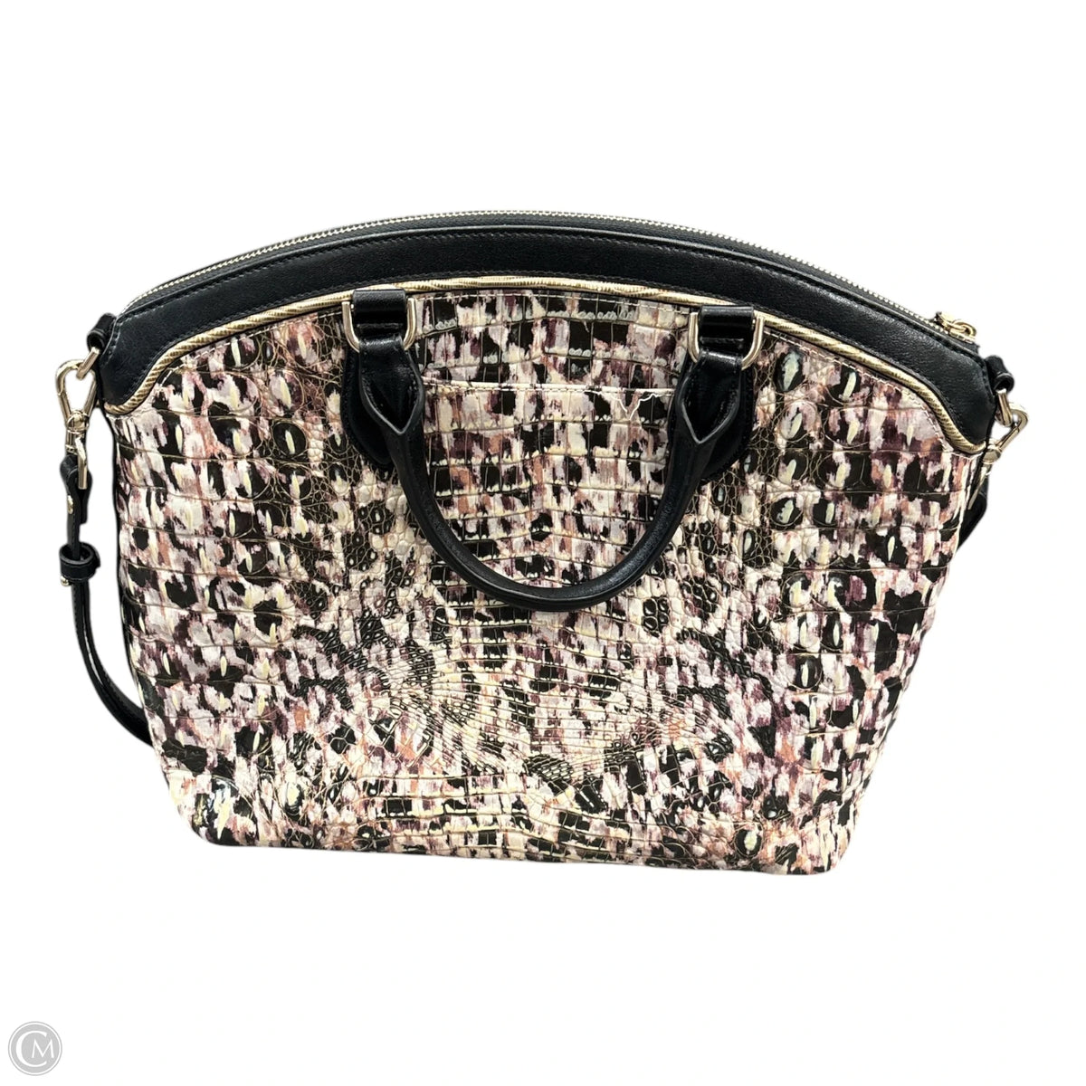 Handbag Designer By Brahmin, Size: Large