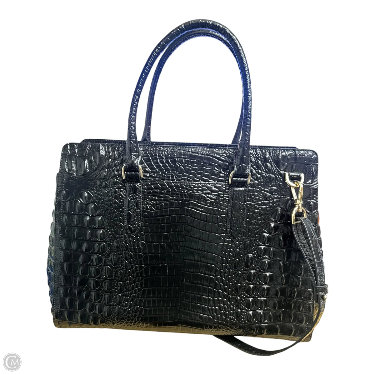 Handbag Designer By Brahmin, Size: Large