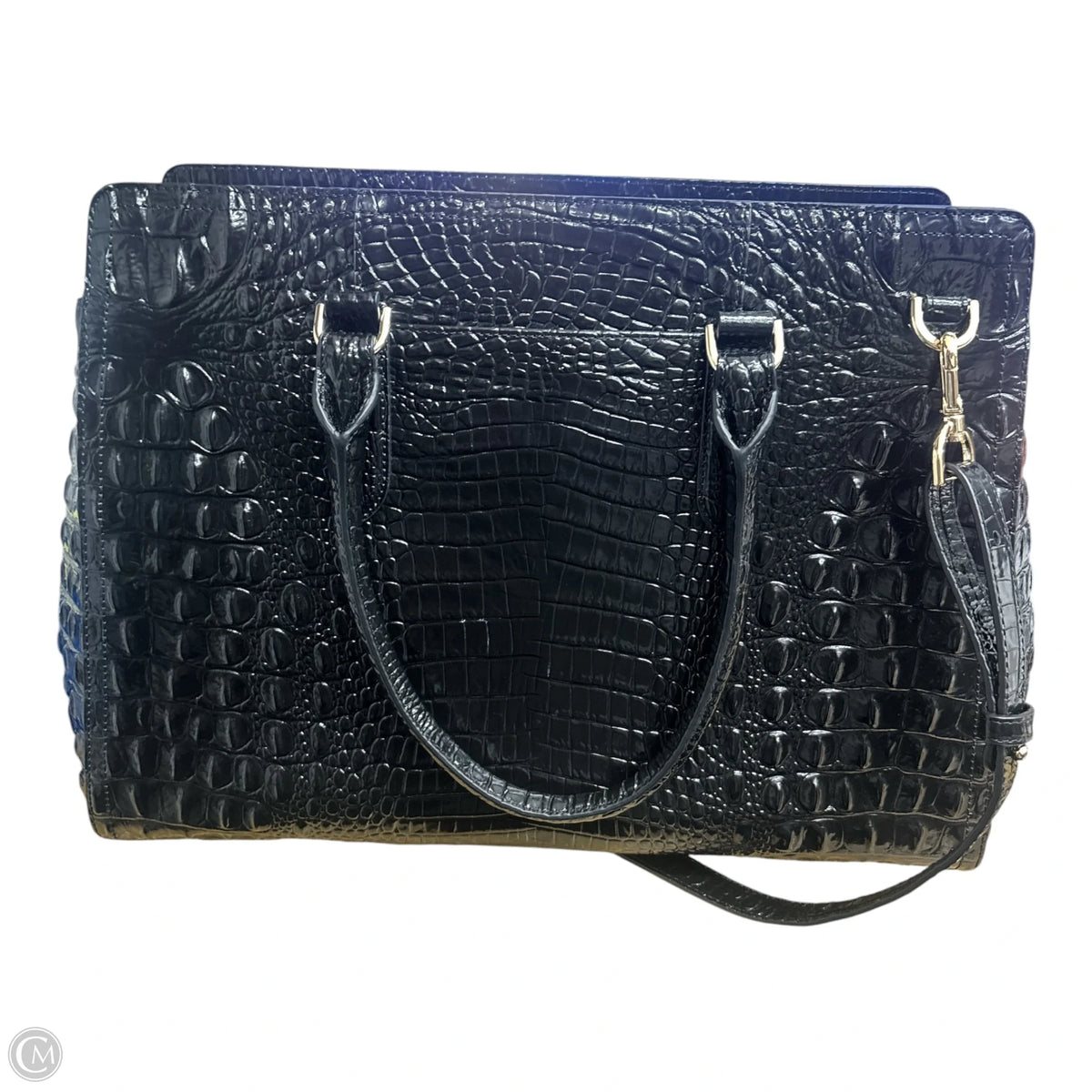 Handbag Designer By Brahmin, Size: Large
