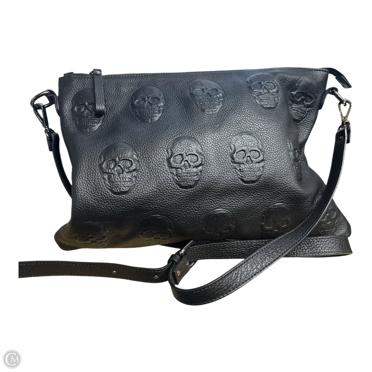 Handbag Leather By Clothes Mentor, Size: Medium