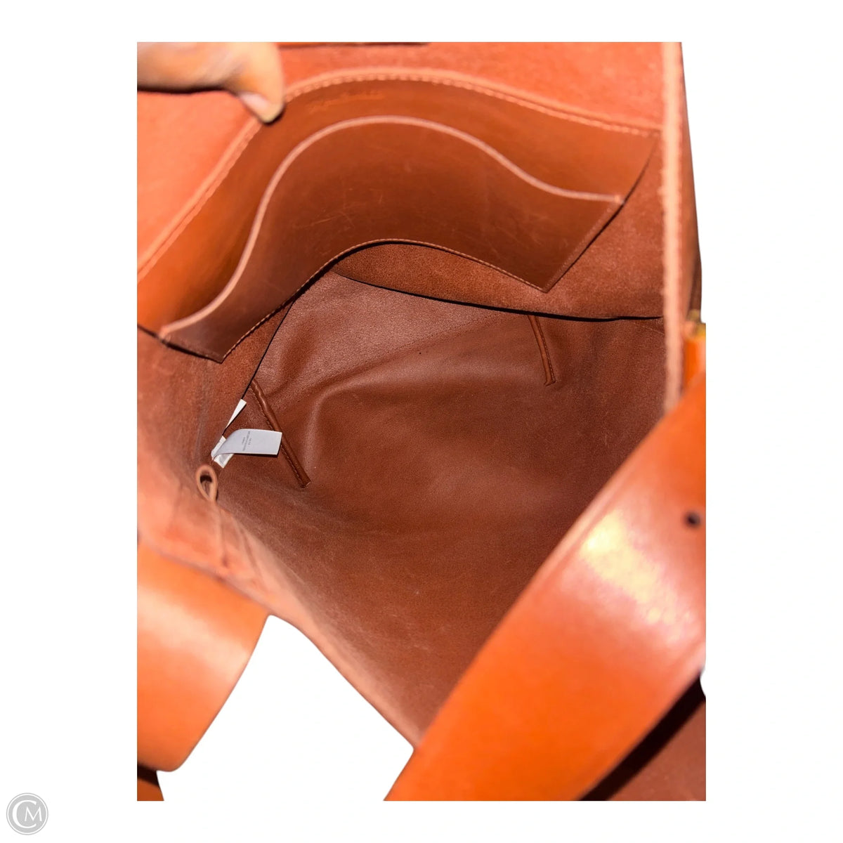 Handbag Leather By Madewell, Size: Medium