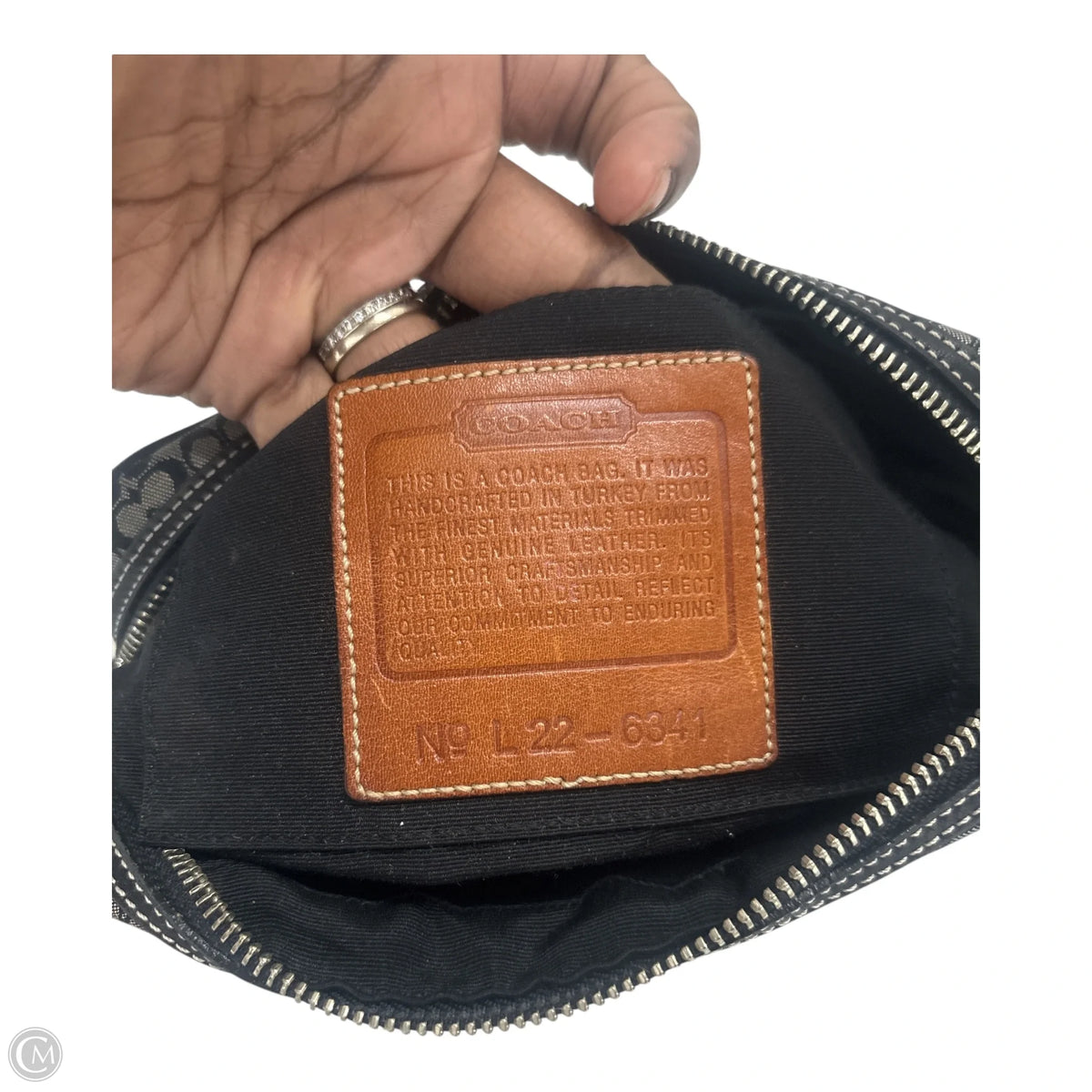 Handbag Designer By Coach, Size: Small