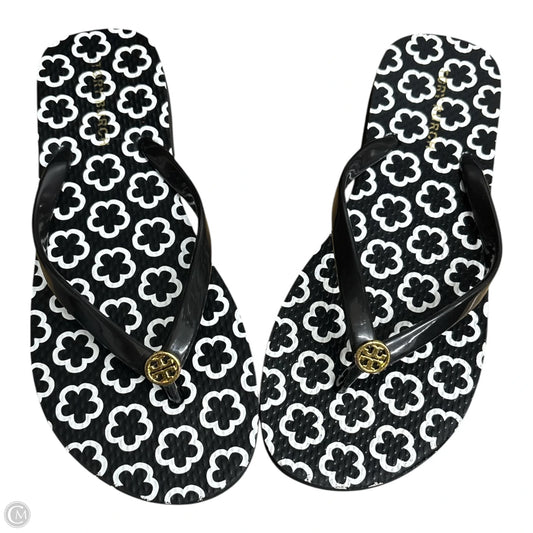 Sandals Designer By Tory Burch In Black, Size: 8