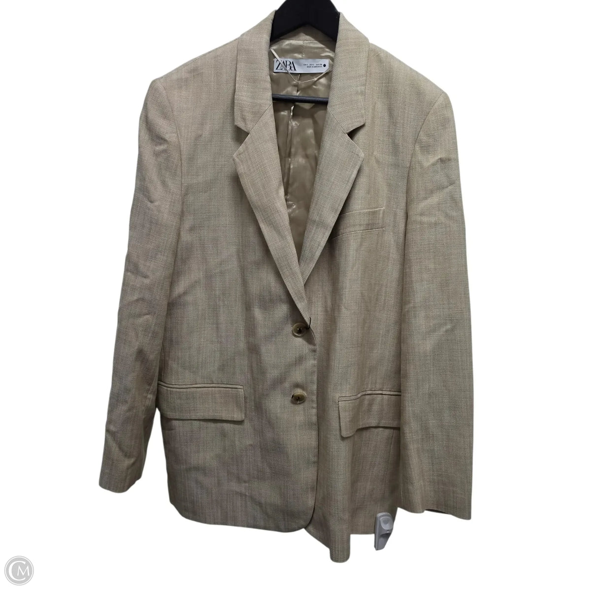 Zara Blazer In Tan, Size: L
