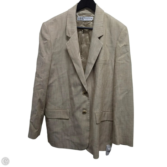 Blazer By Zara In Tan, Size: L
