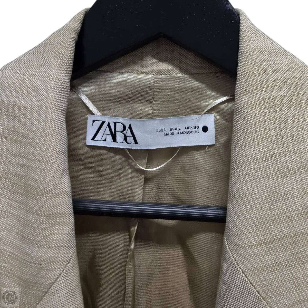 Zara Blazer In Tan, Size: L