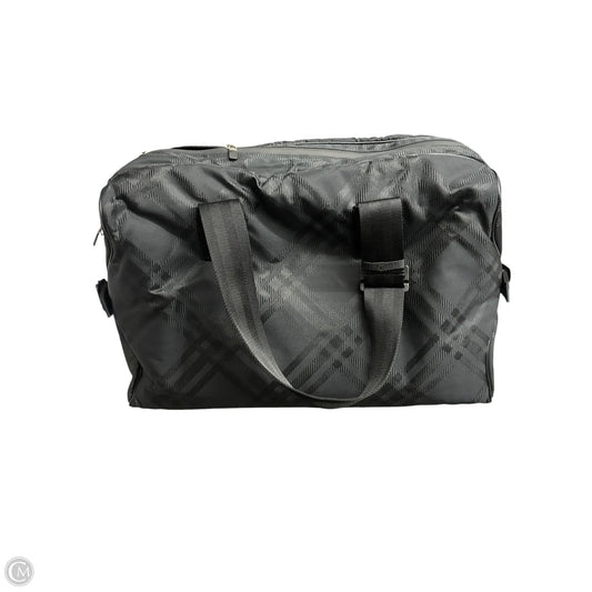 Burberry WEEKENDER NYLON CHECKED JACQUARD Travel Bag