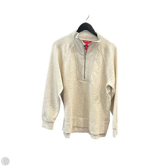 Spanx Half Zip Sweatshirt, Size: M