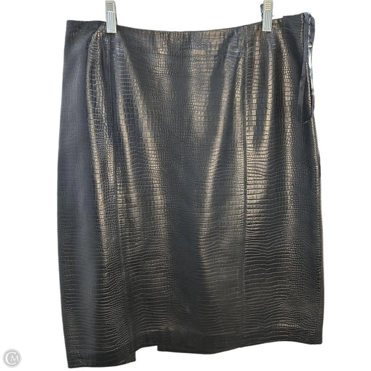 Skirt Midi By Linda Allard In Black, Size: 12