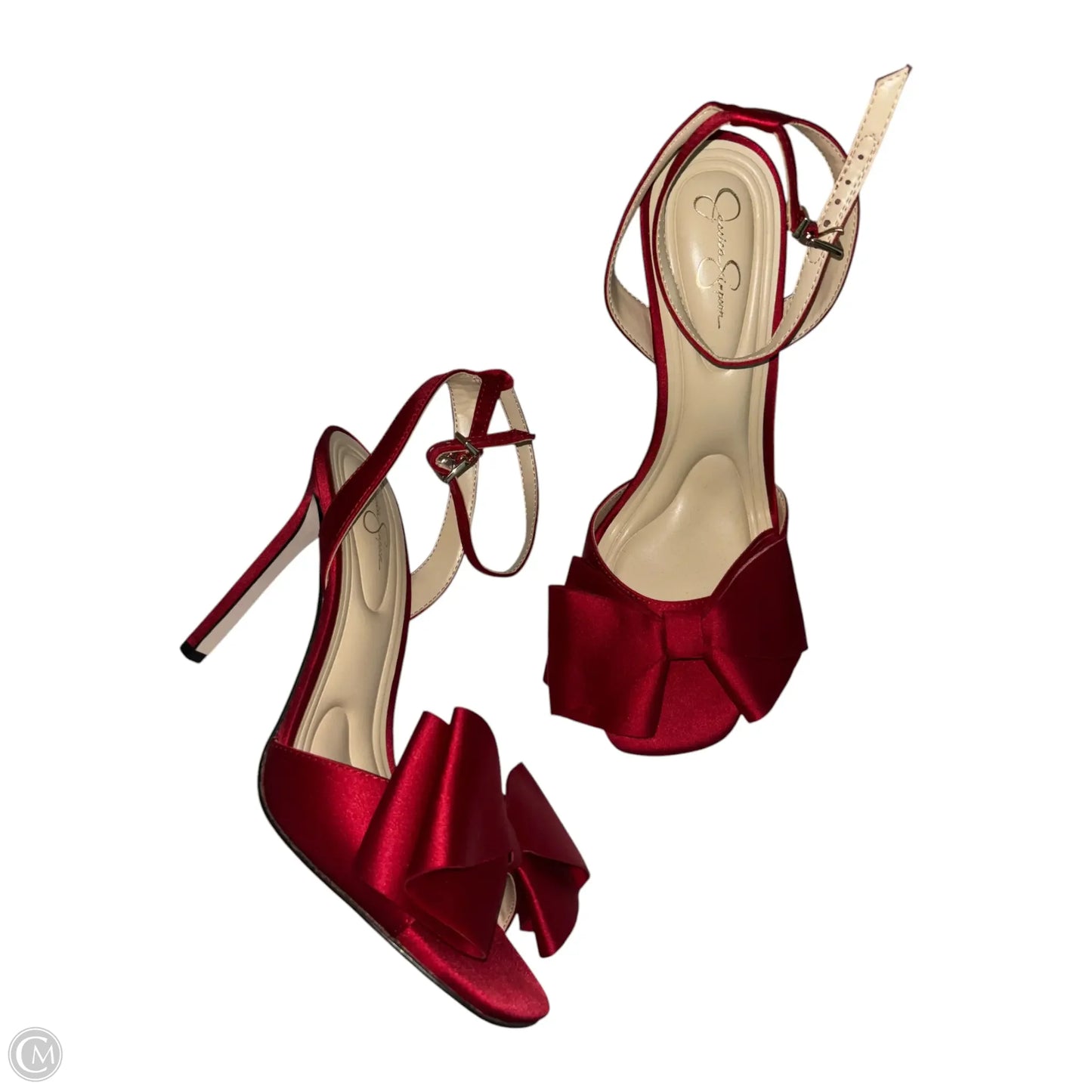 Shoes Heels Stiletto By Jessica Simpson In Red, Size: 9