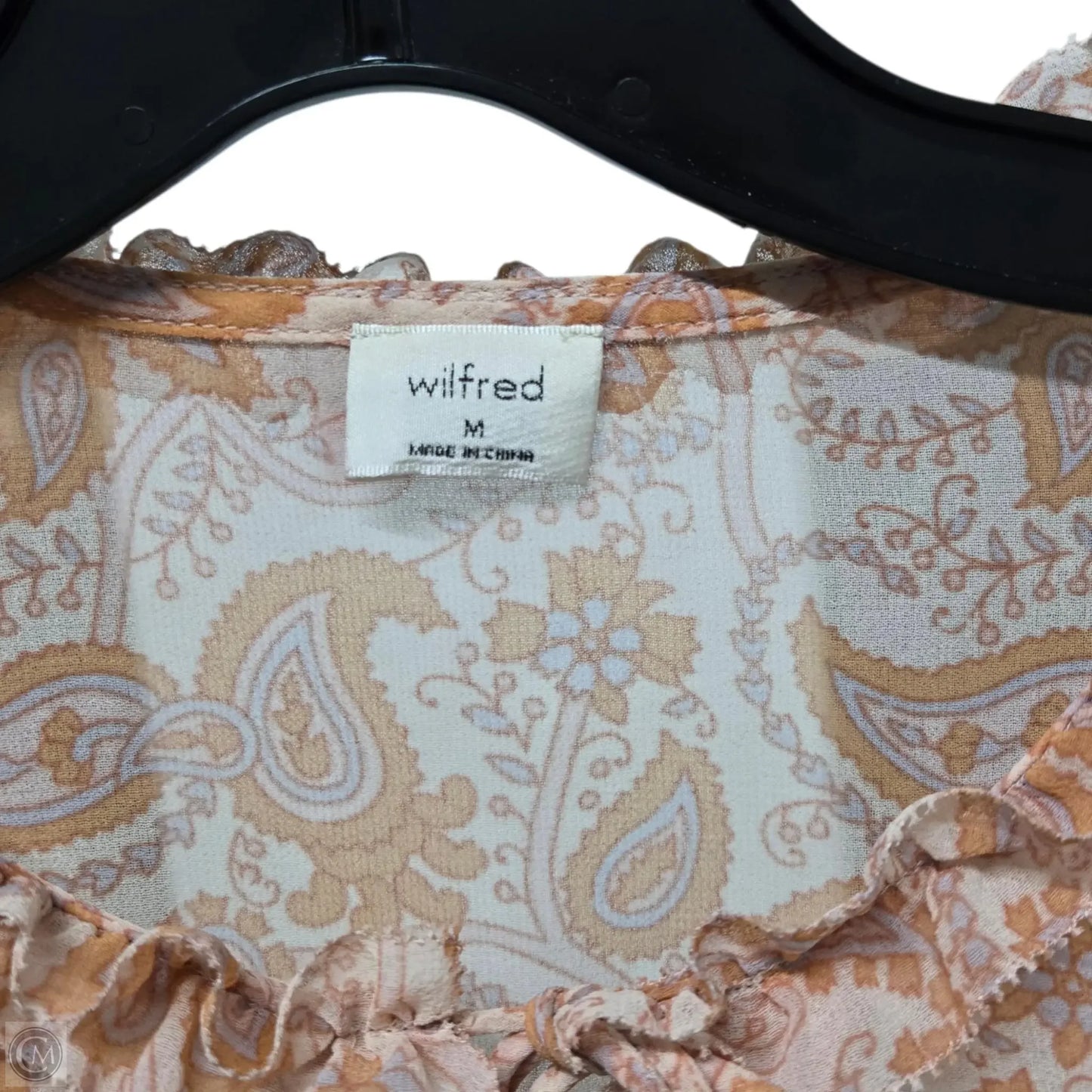 Dress Casual Midi By Wilfred In Peach, Size: M