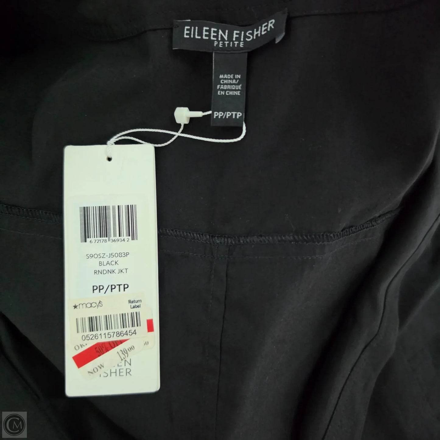 Cardigan By Eileen Fisher In Black, Size: Sp