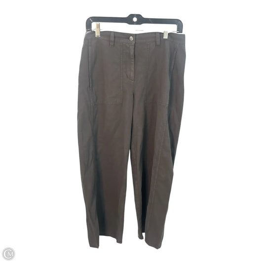Pants Cropped By Eileen Fisher In Grey, Size: Sp