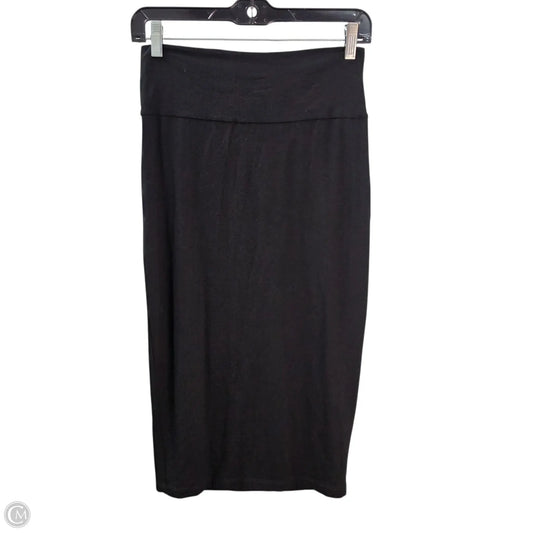 Skirt Midi By Eileen Fisher In Black, Size: Sp