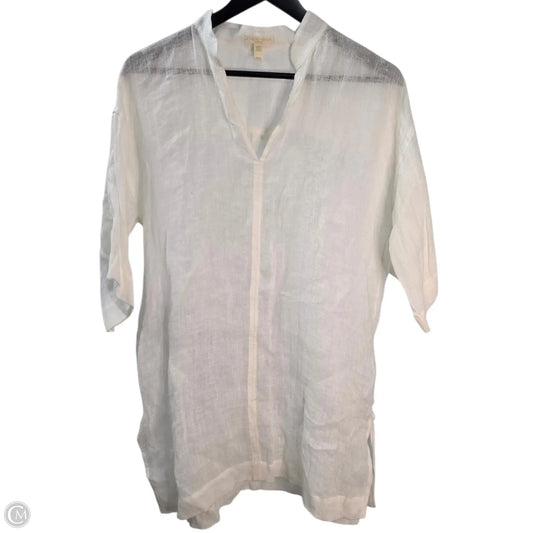 Tunic Long Sleeve By Eileen Fisher In Cream, Size: Sp