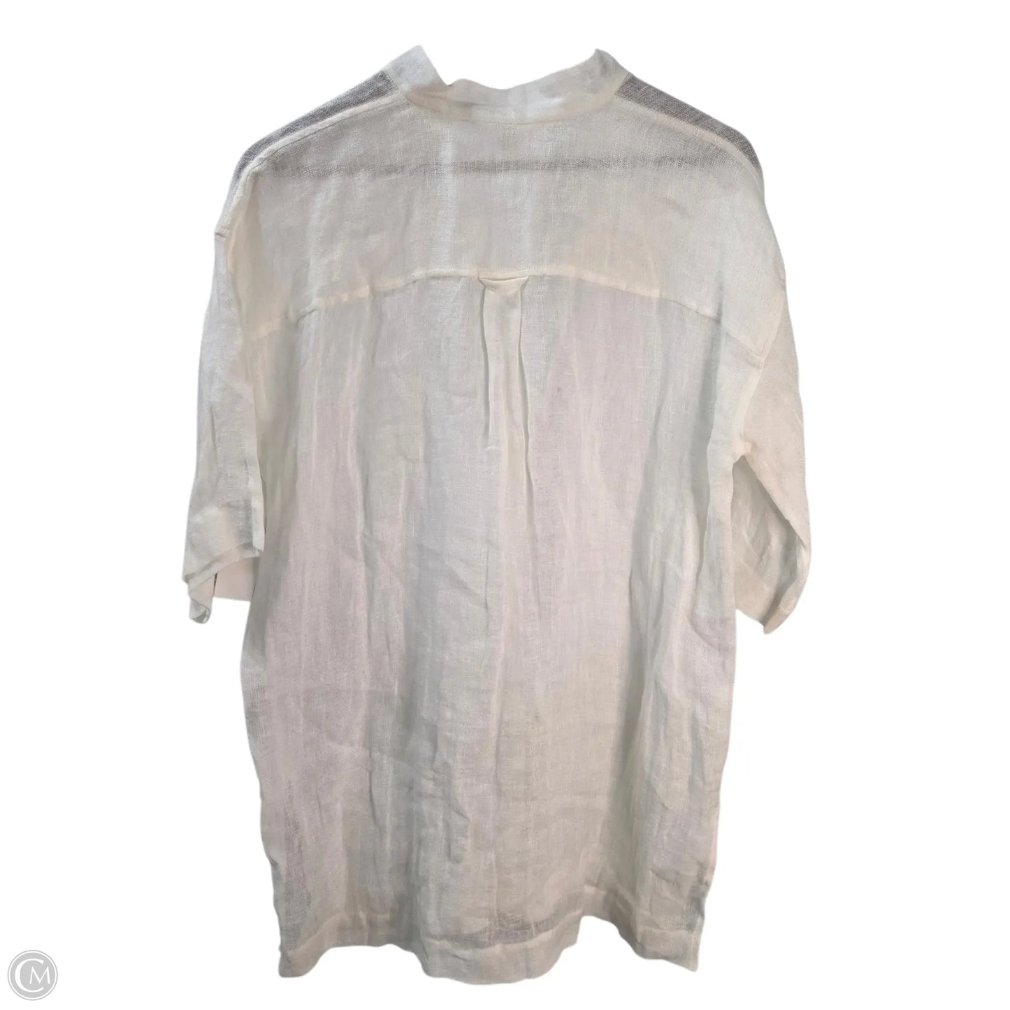 Tunic Long Sleeve By Eileen Fisher In Cream, Size: Sp