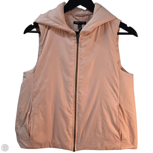 Vest Puffer & Quilted By Eileen Fisher In Pink, Size: Sp