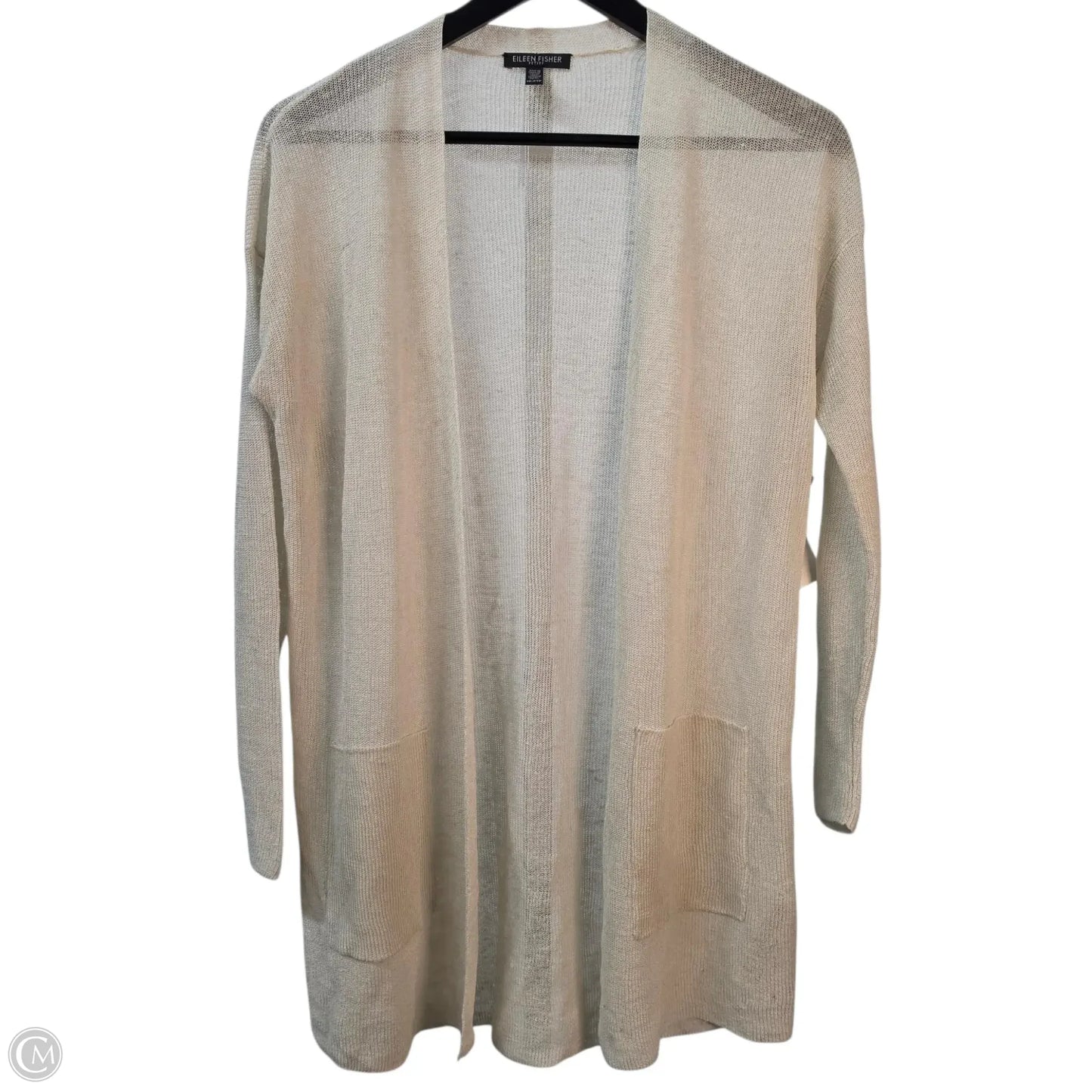 Cardigan By Eileen Fisher In Tan, Size: Sp