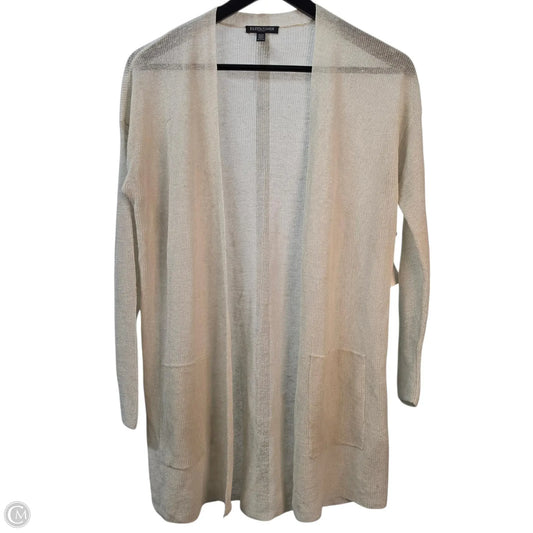 Cardigan By Eileen Fisher In Tan, Size: Sp