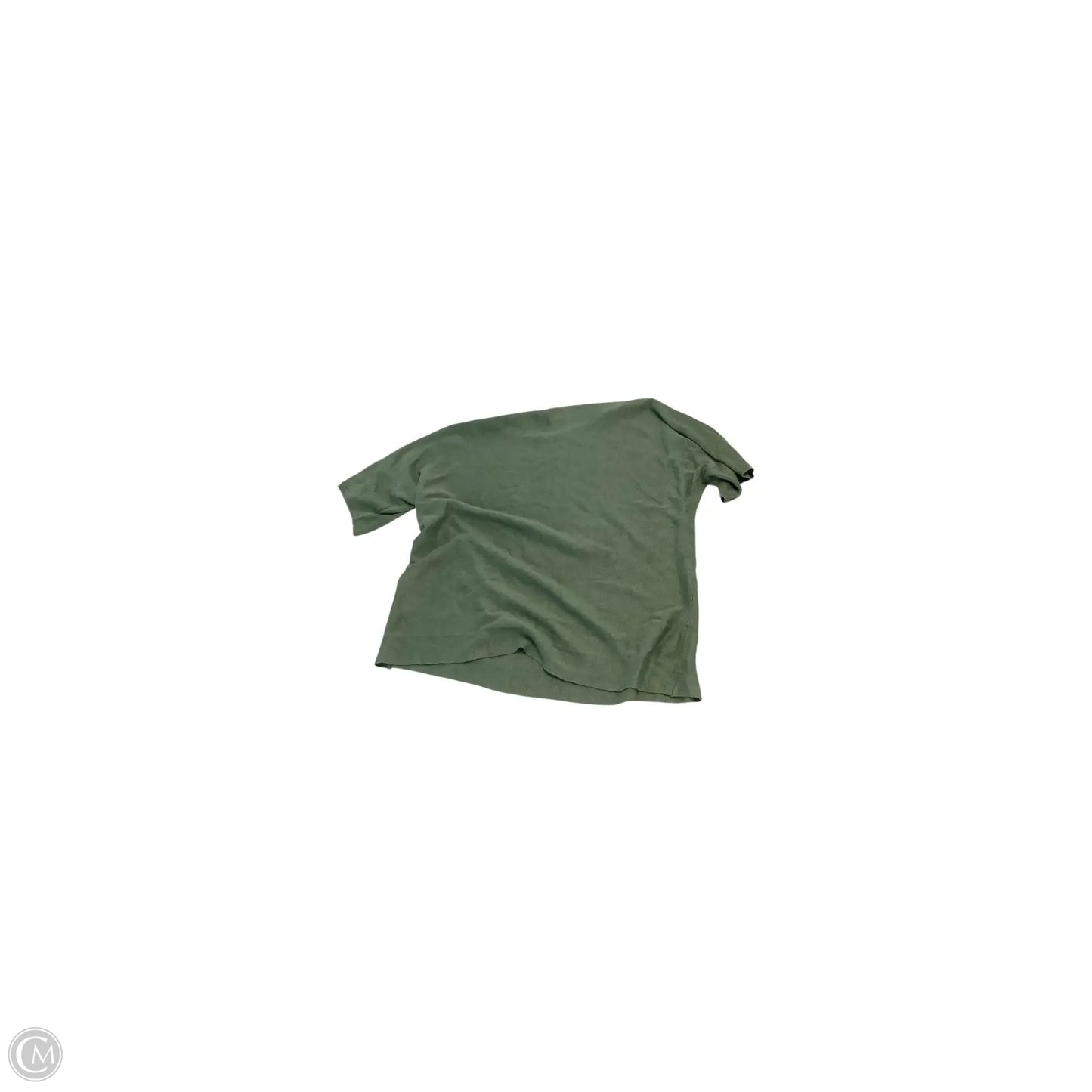 Top Short Sleeve Basic By Eileen Fisher In Green, Size: Sp
