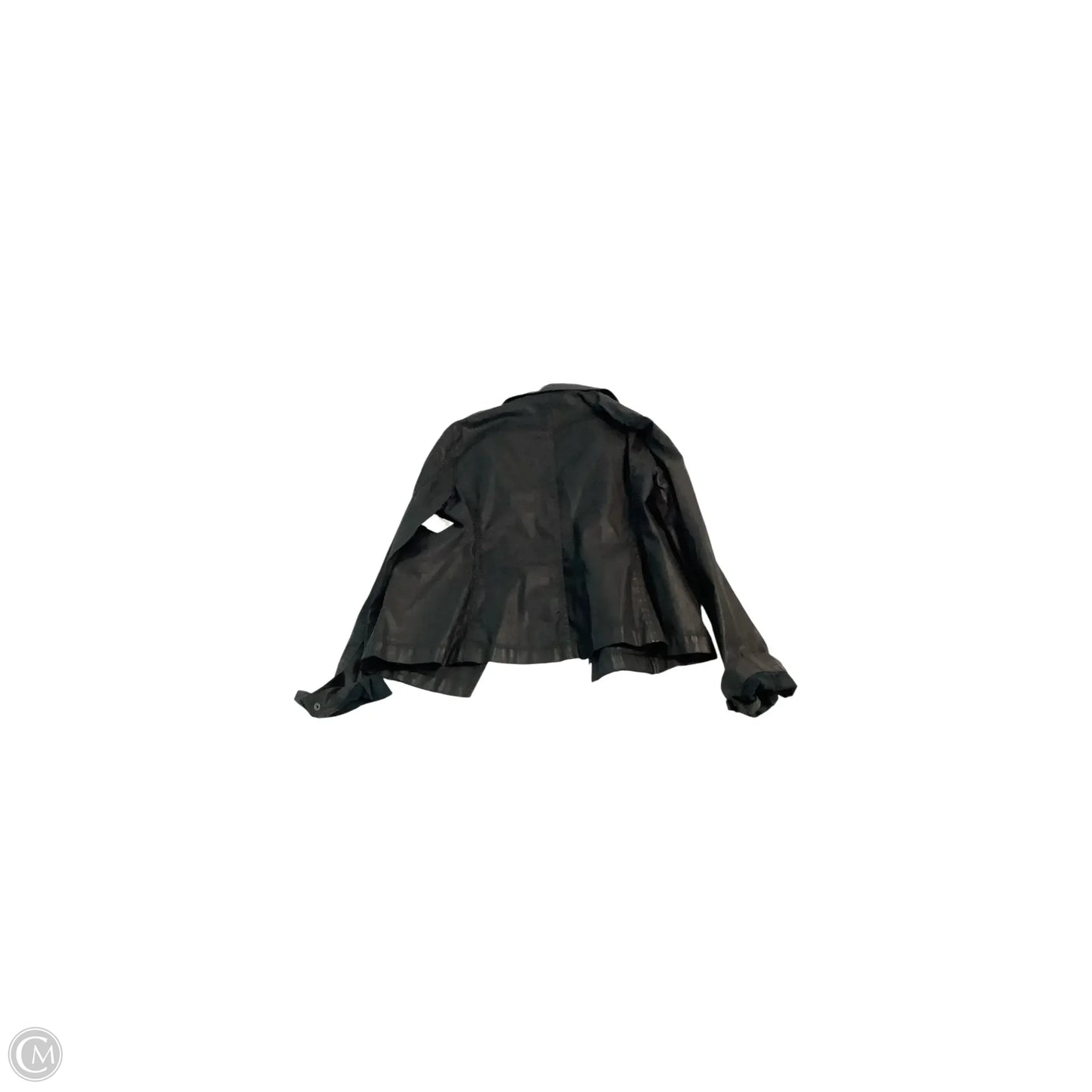 Jacket Moto By Eileen Fisher In Black, Size: Xs