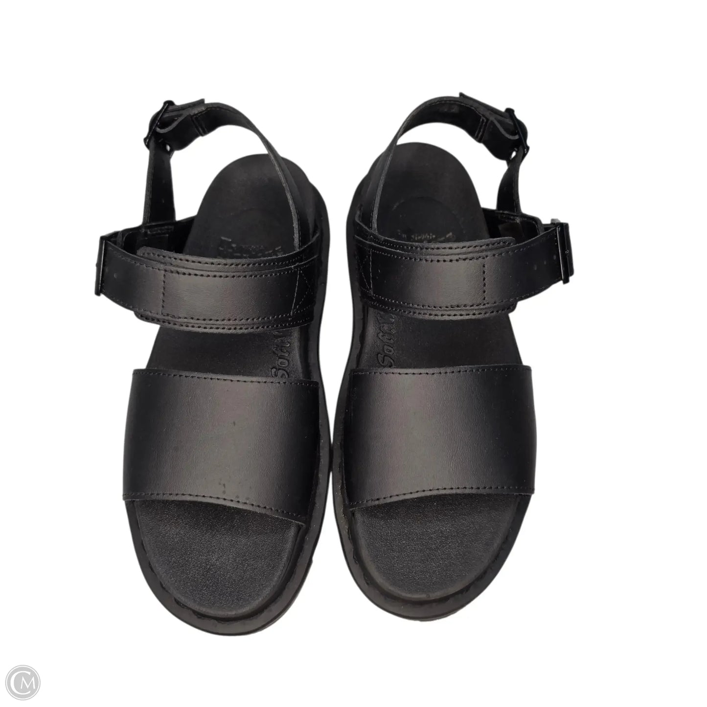 Sandals Heels Platform By Dr Martens In Black, Size: 7