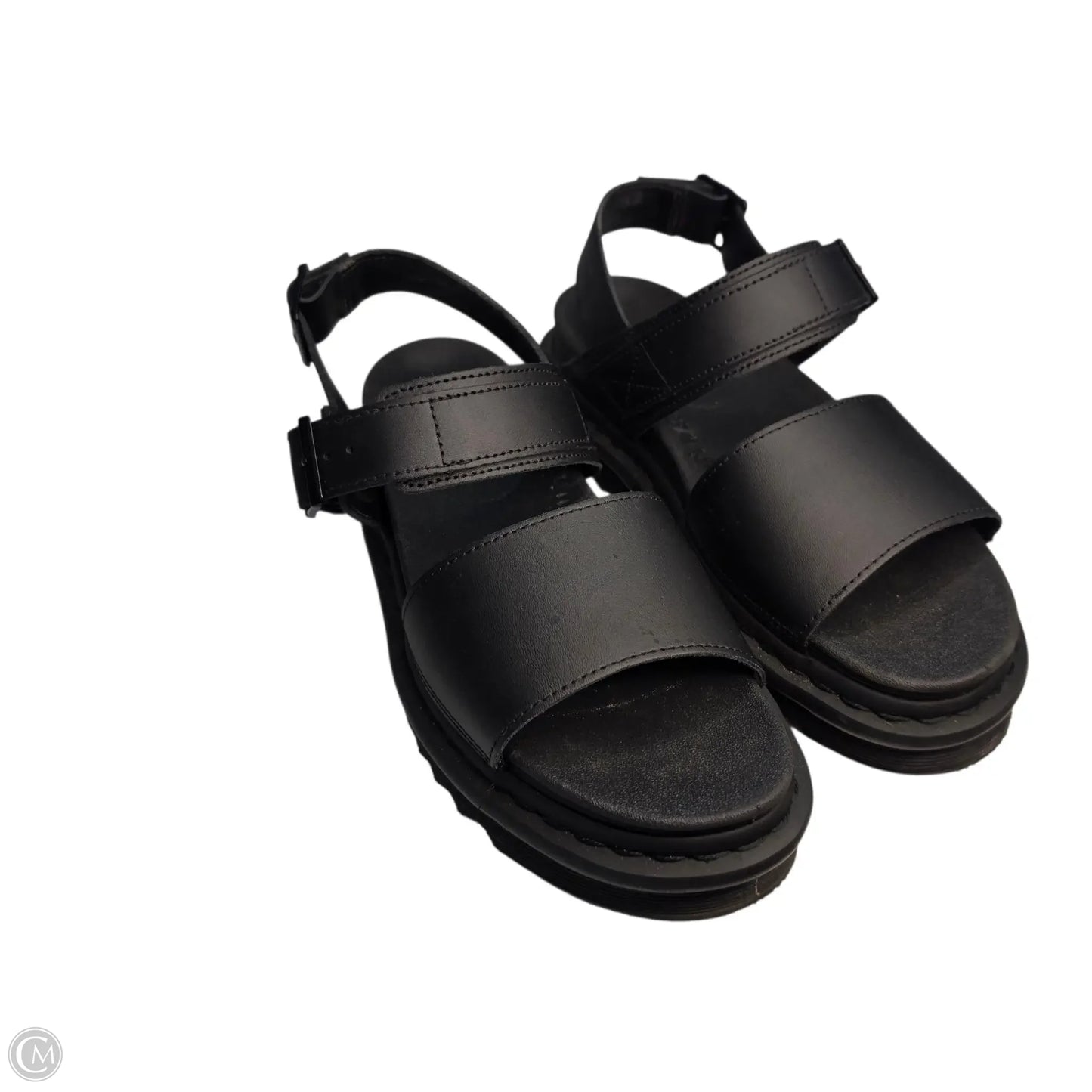 Sandals Heels Platform By Dr Martens In Black, Size: 7