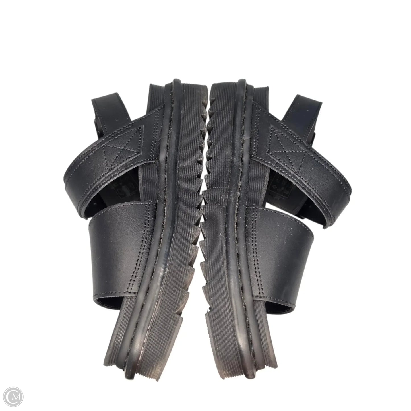 Sandals Heels Platform By Dr Martens In Black, Size: 7