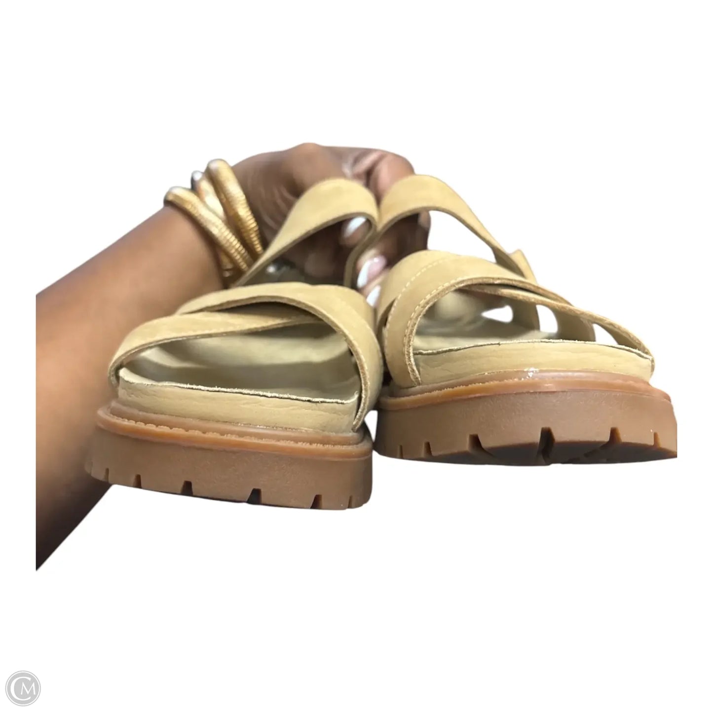 Sandals Flats By Timberland In Tan, Size: 7